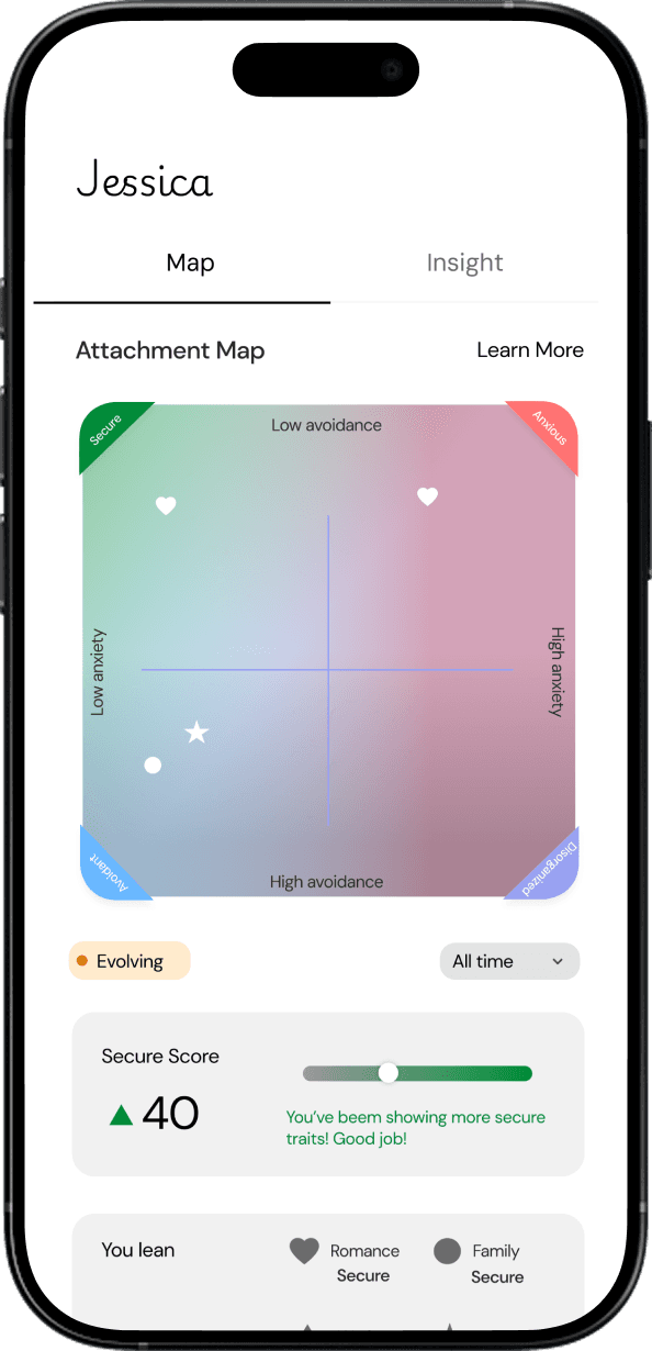 Attached app on iPhone