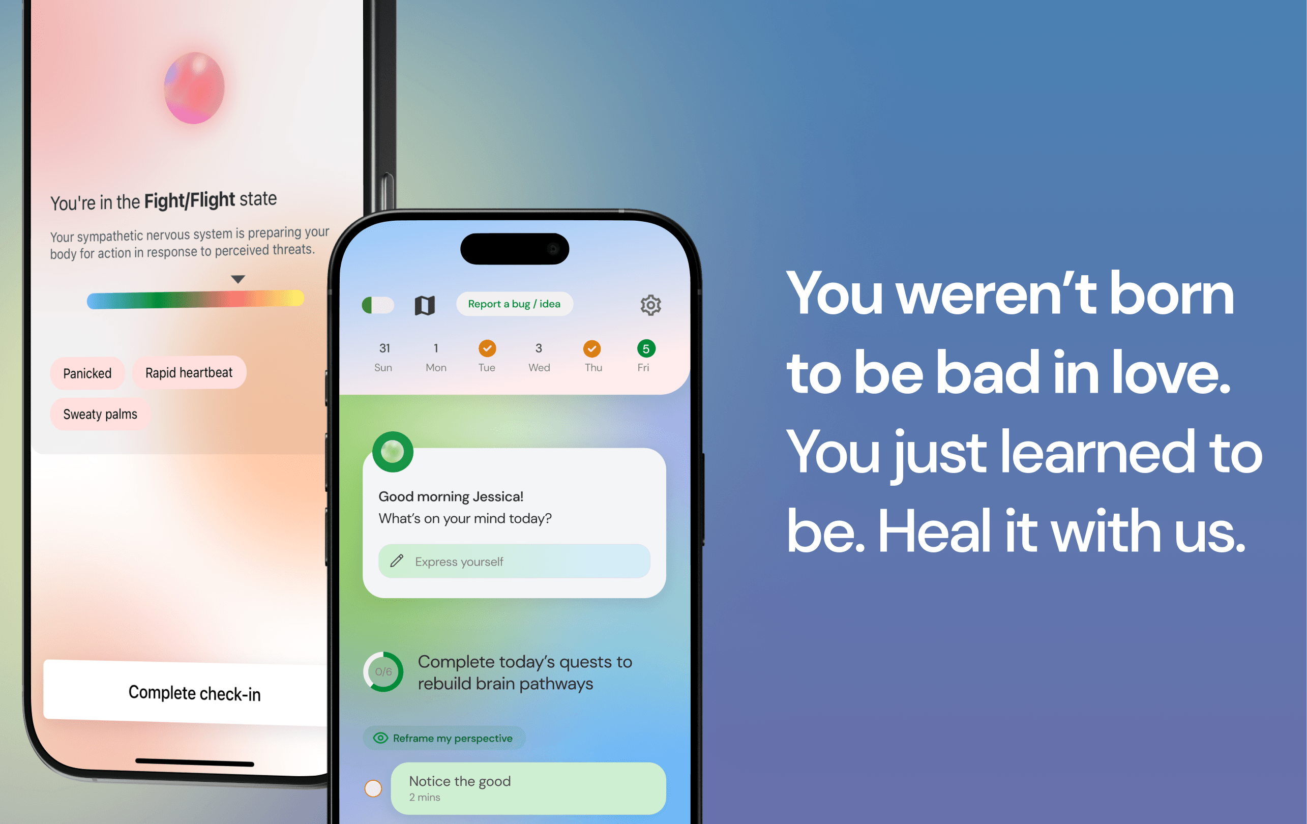 Attached app ad